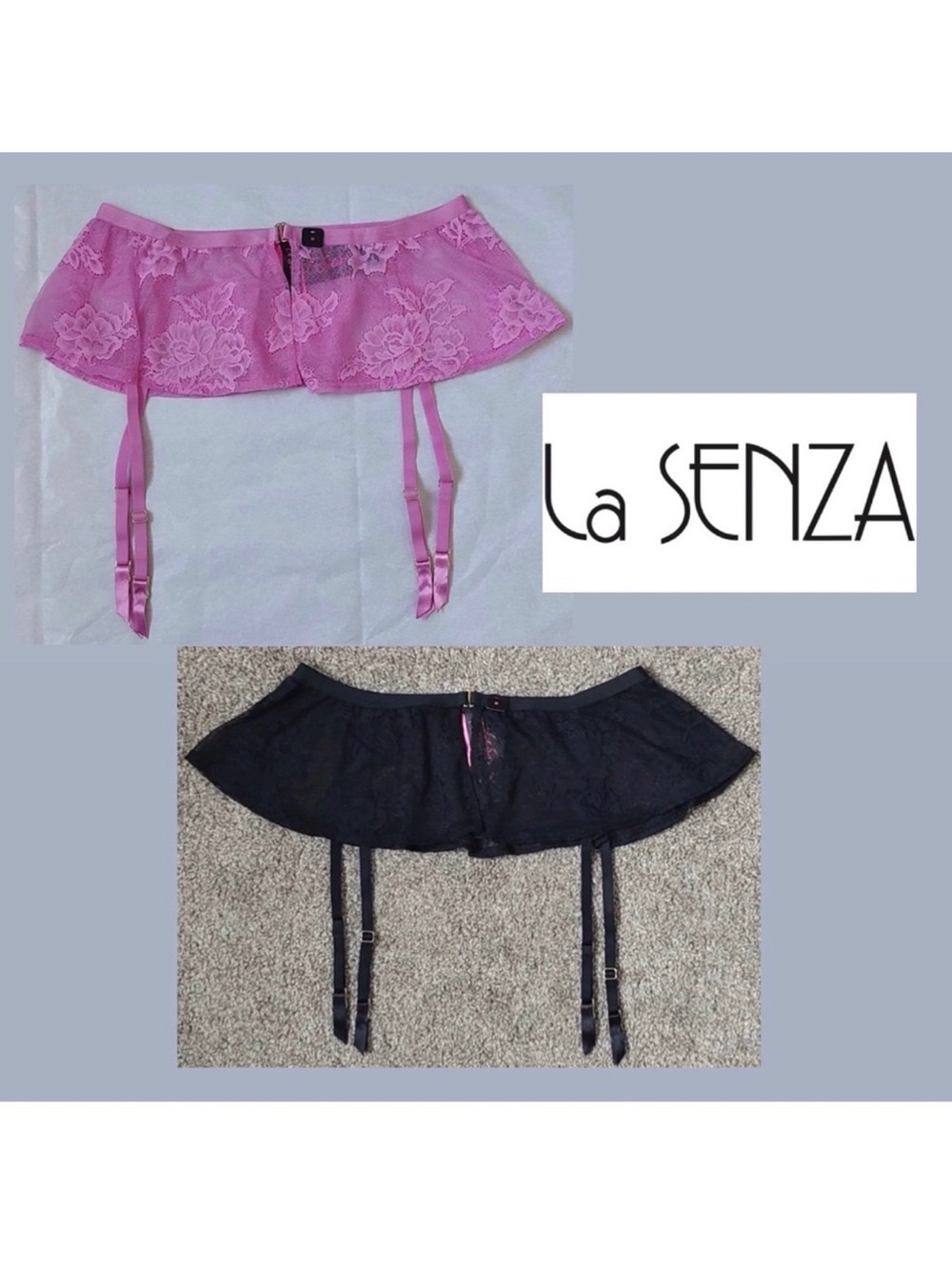 BNWT La SENZA Lace Garter Skirt Bundle